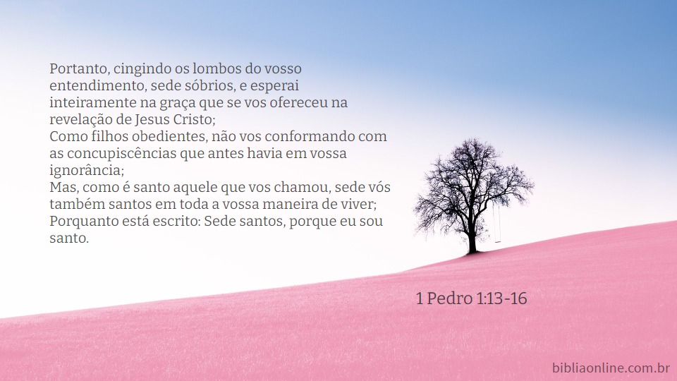 1 Pedro 1:13-16