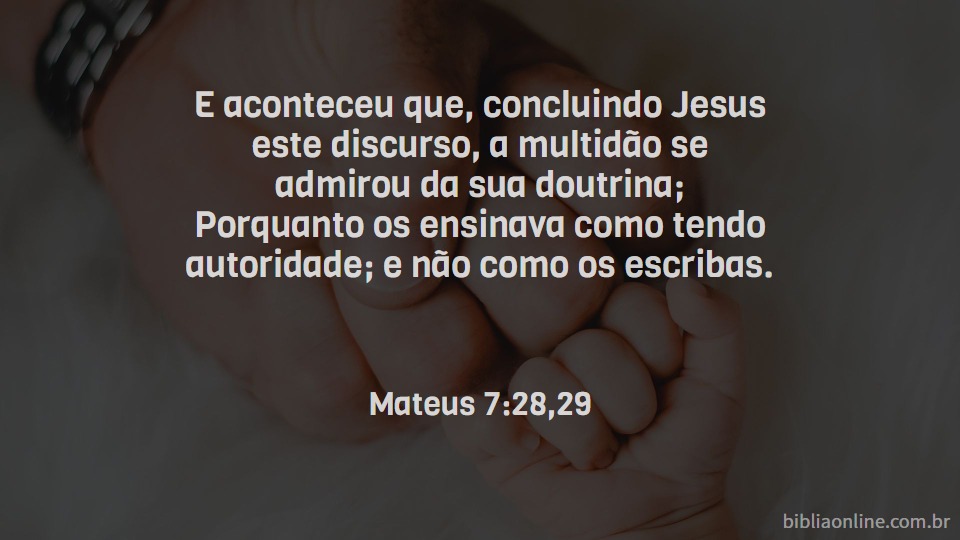 Mateus 7:28-29
